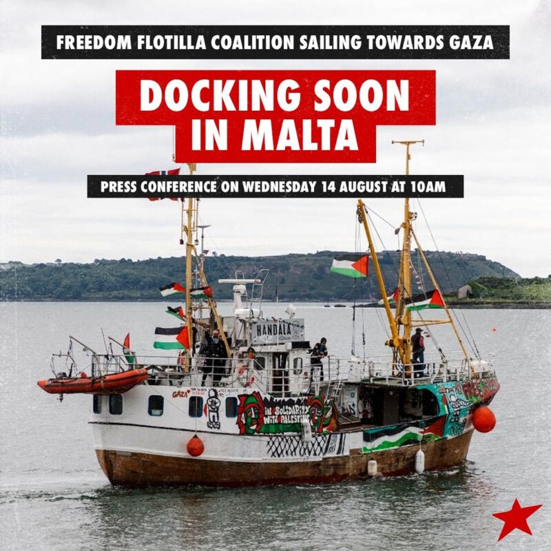 Handala Press Conference in Malta