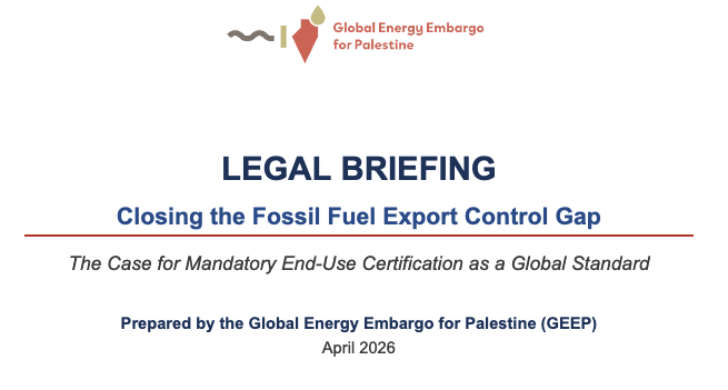 Legal Briefing | Closing the Fossil Fuel Export Control Gap